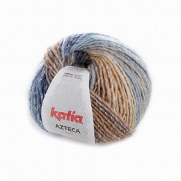 Katia Azteca Yarn 7867  Blue-Brown-Grey