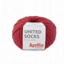 Katia United Socks Strawberry Red 18